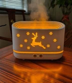 Premium Flame Diffuser Humidifier - Stylish Aromatherapy with a Cozy Glow